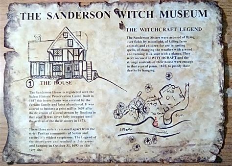 The Sanderson Witch Museum Sign: A Portal to the Supernatural